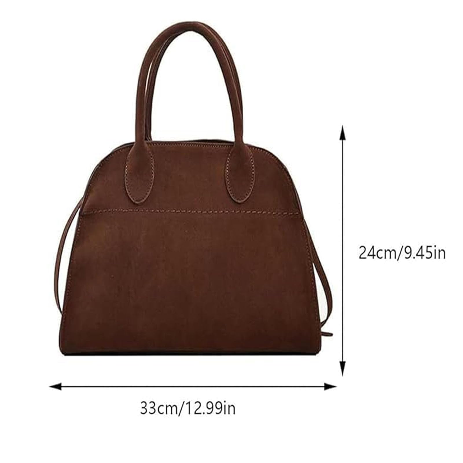 Modavo Suede Tote Bag for Women - Stylish Parisian Stroll Handbag