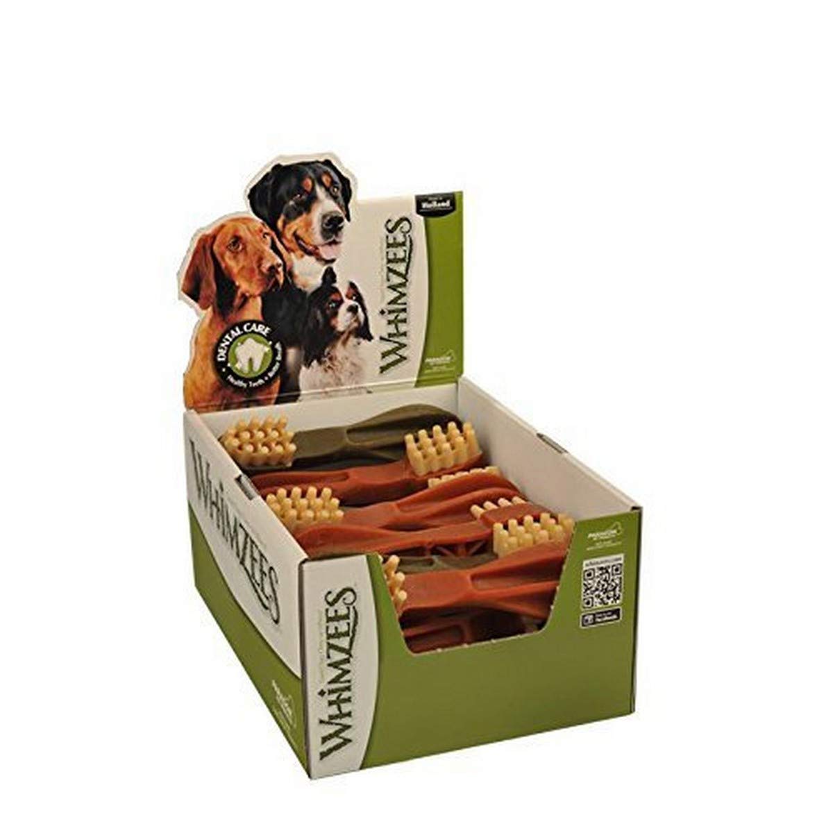 Whimzees Natural Dental Chews for Dogs - X Large Size, 18 Count - Promotes Healthy Teeth & Gums - Perfect for Large Breed Dogs & Aggressive Chewers - Ideal for Daily Oral Care & Training Treats