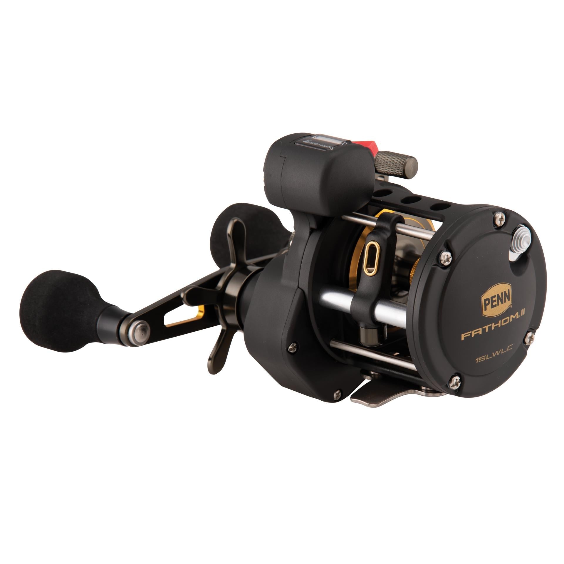 PENN Fathom™ II Level Wind Conventional Fishing Reel - Saltwater & Freshwater Trolling Reel for Offshore & Inshore Fishing