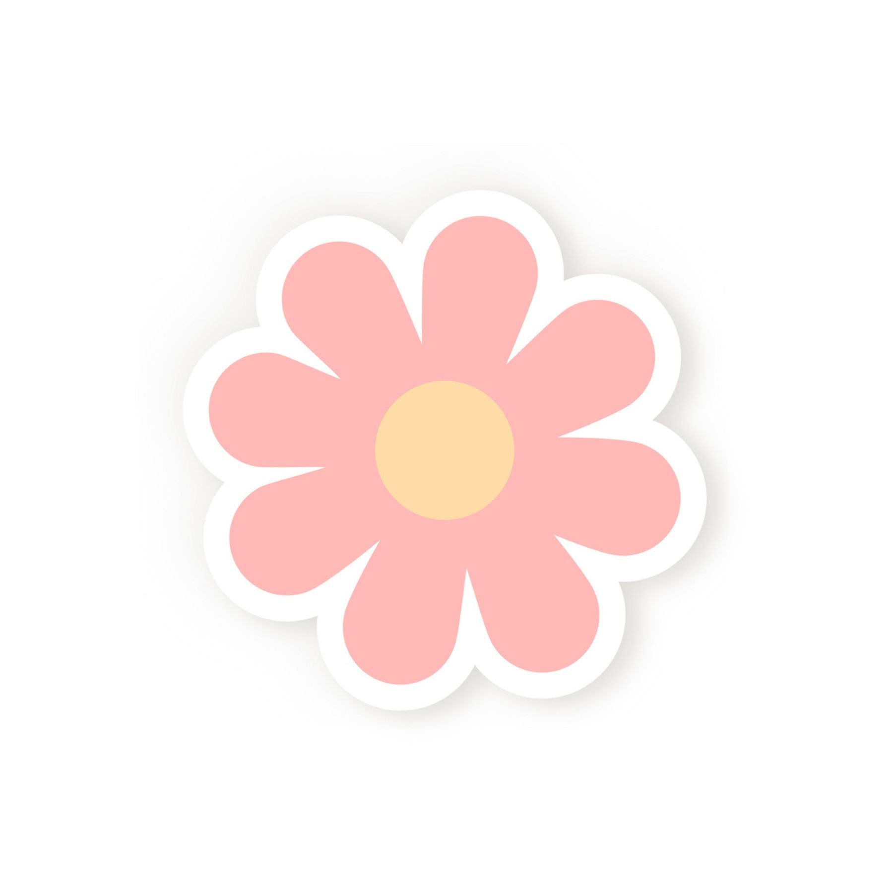Baby Cubby Daisy Sticker - Waterproof Vinyl Decals for Nursery, Kids Room Decor, Laptop & Water Bottle - Cute Floral Design for DIY Crafts & Scrapbooking