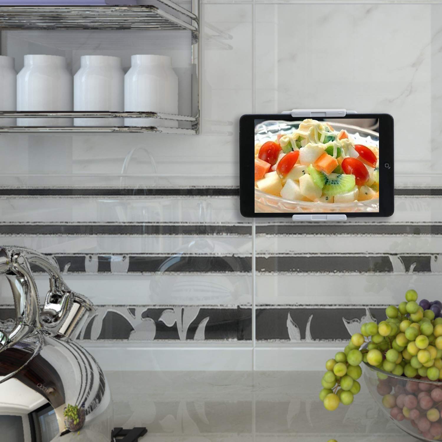Universal Kitchen Wall Mount Holder for iPad Air/Mini/Pro 10.5