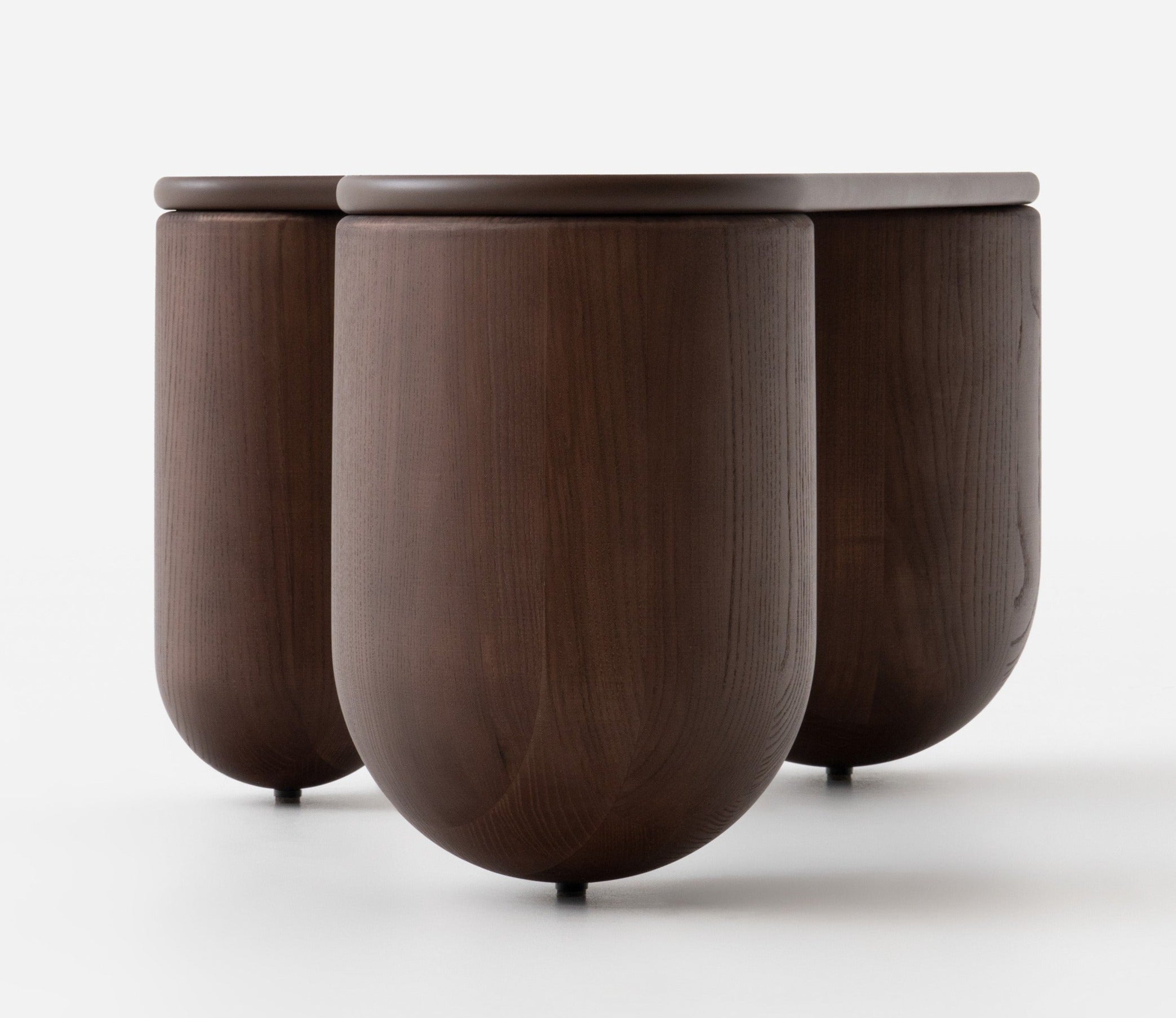 Noom Hello Coffee Table 3 - Modern Side Table for Living Room, Bedroom & Office - Compact End Table with Storage Shelf