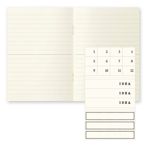 MD Notebook Light Set - Premium Midori DESIGNPHIL Notebook with LED Light for Journaling, Writing & Reading | Perfect for Office, Study & Nighttime Use