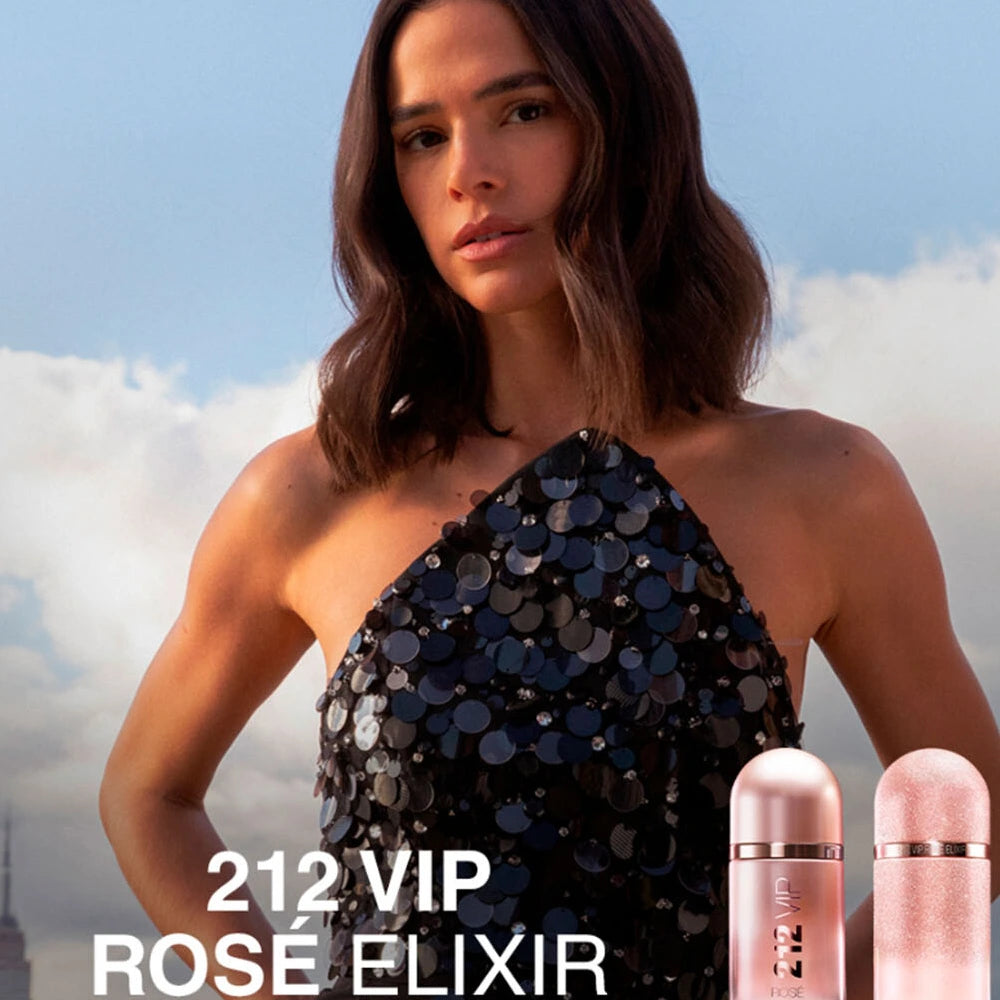 212 VIP Rose Elixir 2.7 oz Eau de Parfum for Women - Floral Perfume for Date Night & Special Occasions