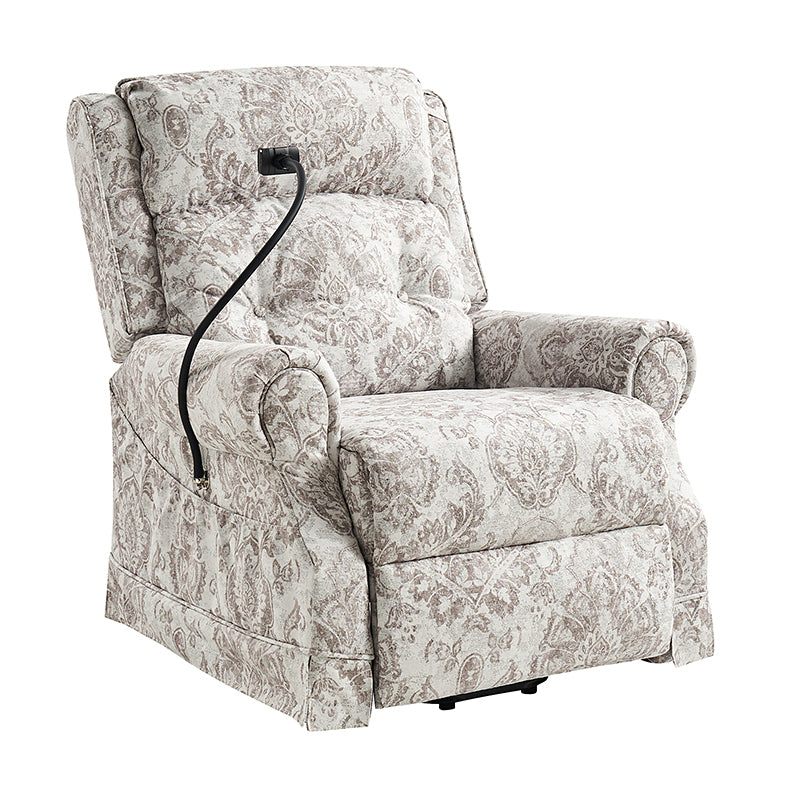 Harold Lift Assist Power Recliner Chair with Massage, Heat & Adjustable Headrest - Comfortable Electric Reclining Sofa for Elderly & Mobility Needs - Perfect for Living Room, Home Theater & Relaxation