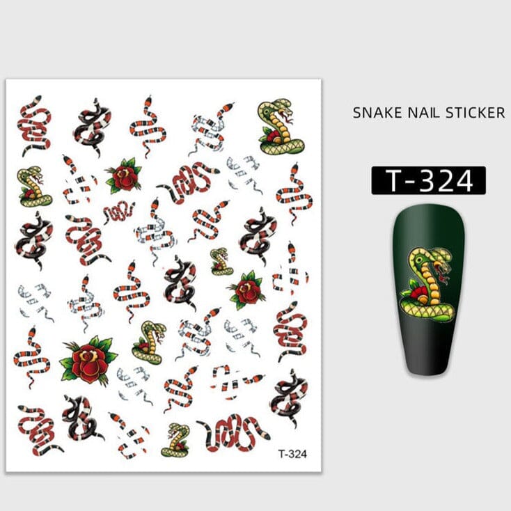 Colourful Snake Stickers