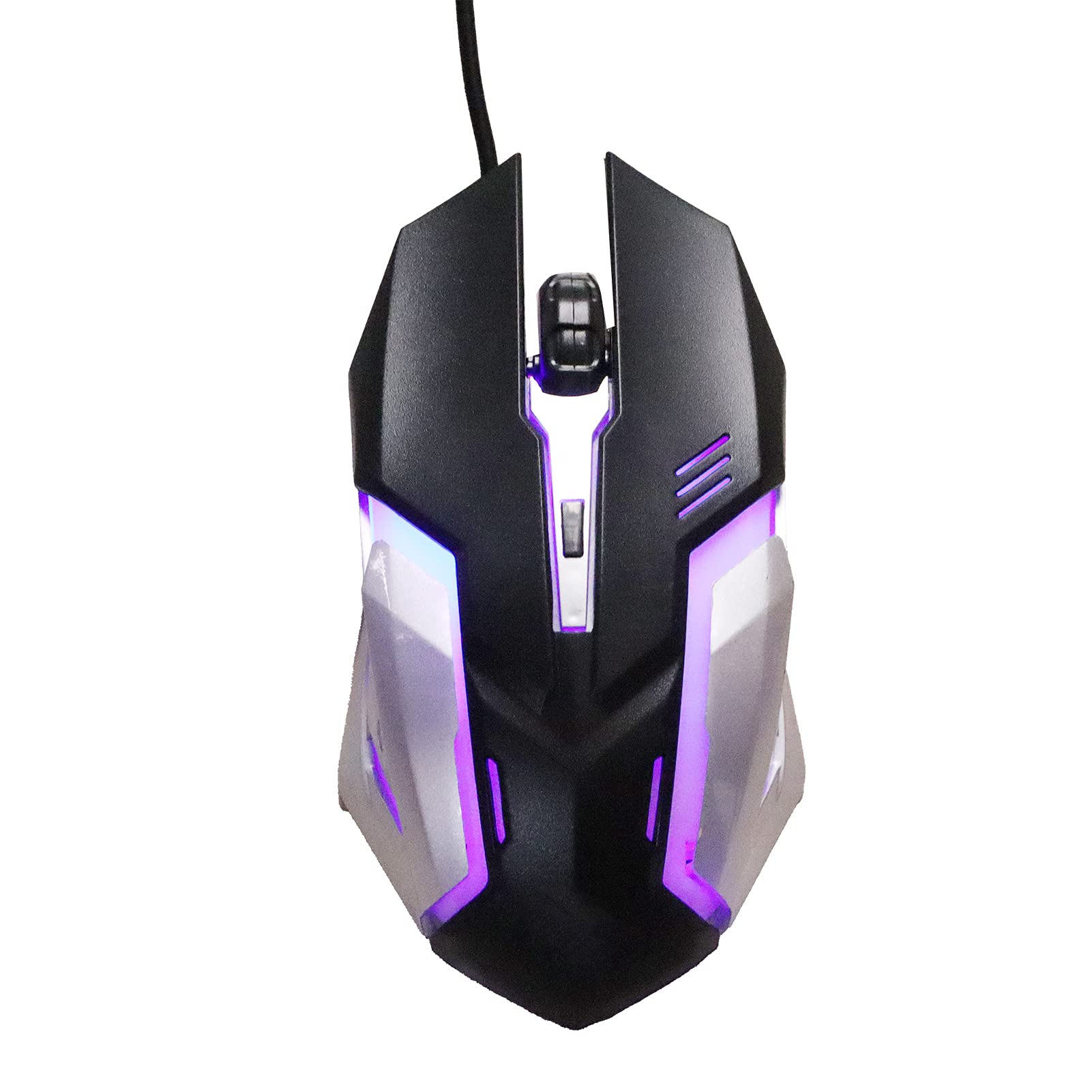 X7 Wired Optical Gaming Mouse with 1600DPI, 7-Color Breathing Light, USB Port, for PC, Laptop, and Office Use
