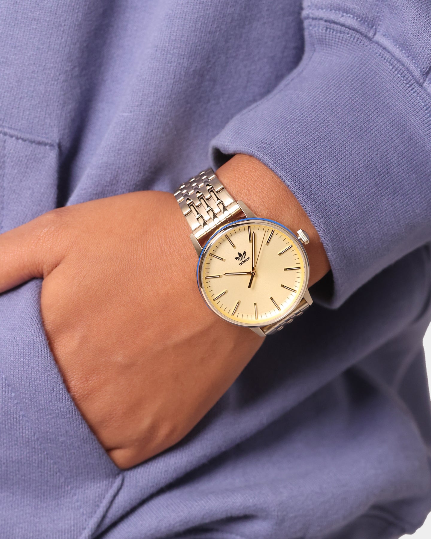 Adidas Code One 38mm Gold/Gold Watch - Stylish Unisex Sports Watch for Men & Women - Perfect for Running, Gym & Everyday Wear