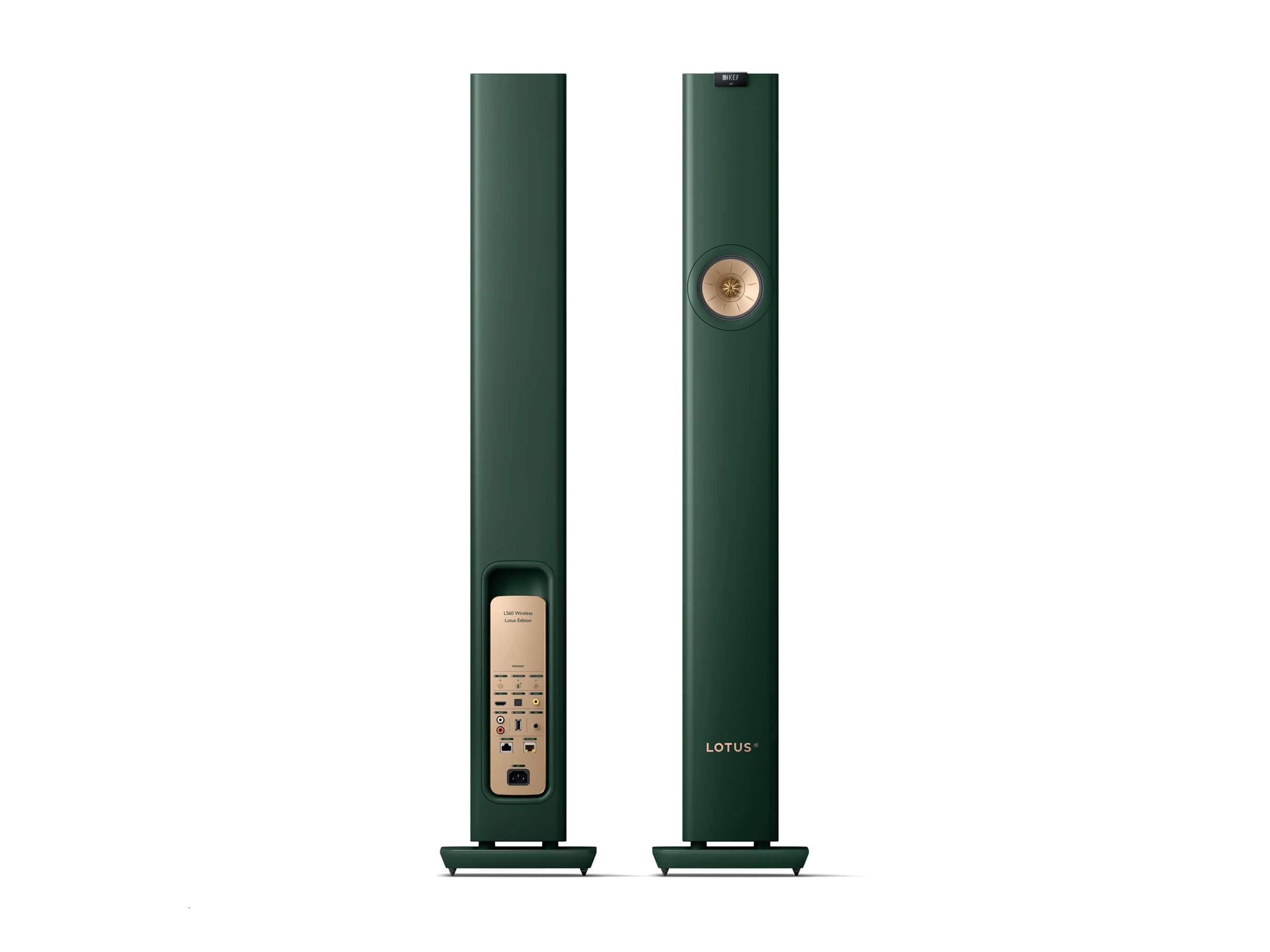 KEF LS60 Wireless Hi-Fi Speaker Pair - Premium Sound System for Home Theater, Music & Audiophiles | Wireless Streaming, Dolby Atmos, High-Fidelity Audio for Living Room & Studio Use
