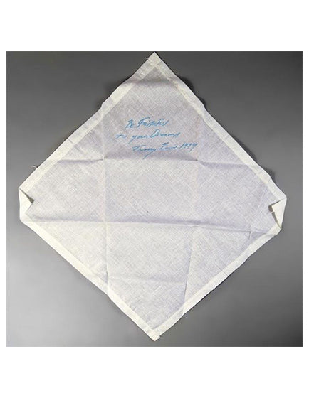 TRACEY EMIN - Be Faithful to Your Dreams Embroidered Handkerchief - Vintage Art Gift for Collectors, Home Decor, and Special Occasions