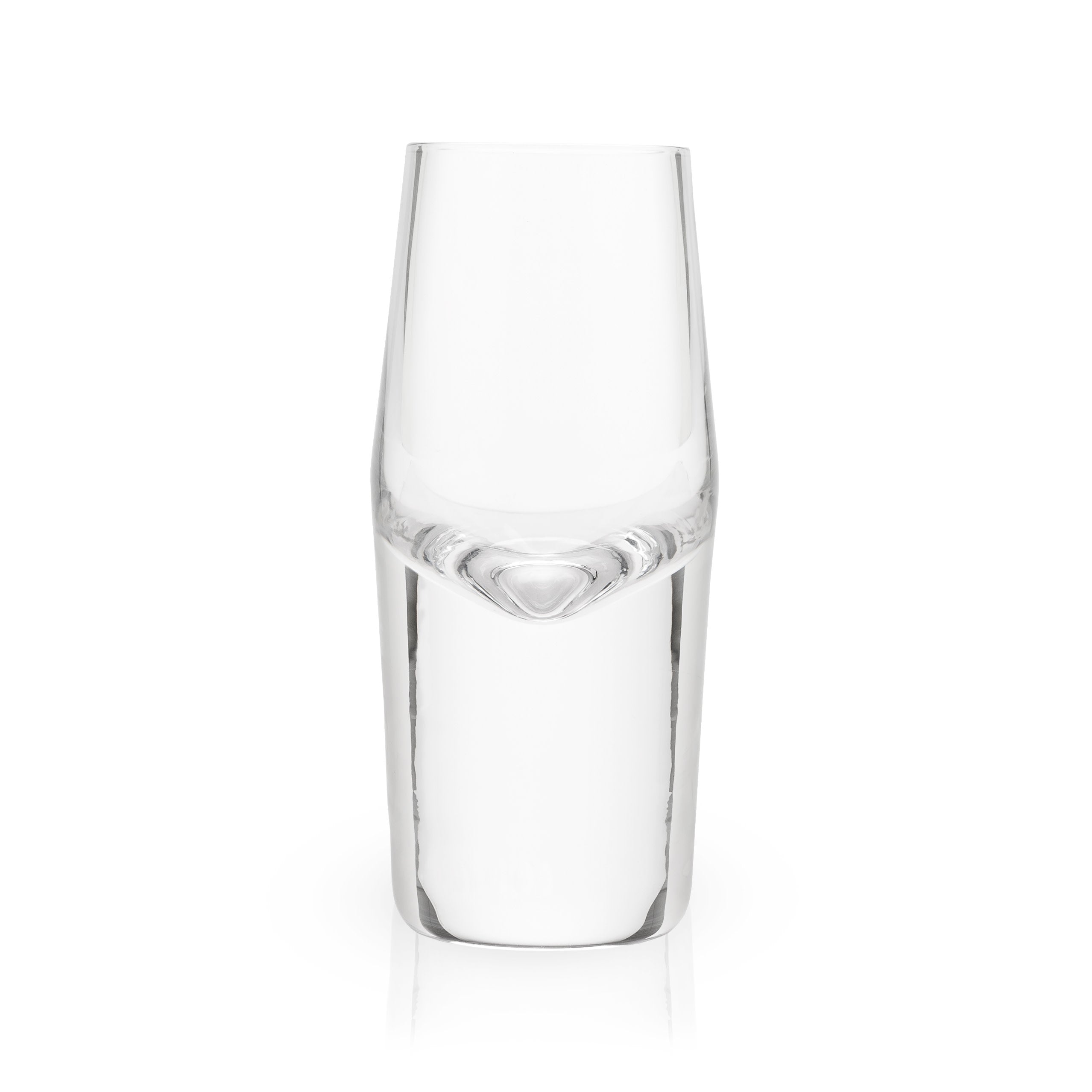 Premium Raye Heavy Base Crystal Shot Glasses Set of 2 - Elegant Whiskey & Tequila Glasses for Home Bar, Parties & Gifts