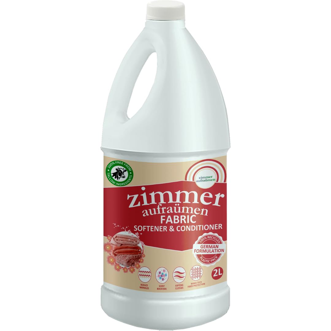 2L Vegan Fabric Conditioner & Softener - Tallow-Free Formula for Long-Lasting Freshness | Ideal for Laundry, Clothes Softening & Fabric Care