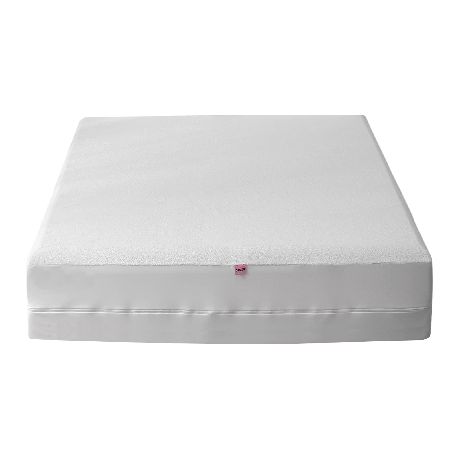 Pinzon Waterproof Mattress Protector - Full Size, Breathable Cotton Terry for Bed & Home