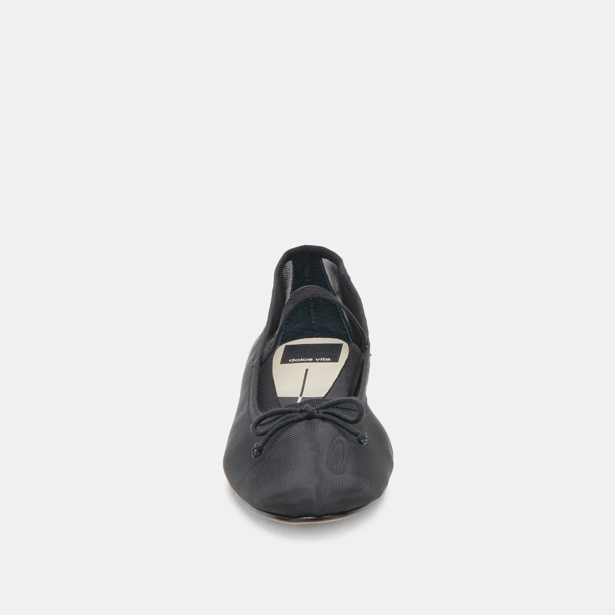 Cadel Women's Ballet Flats - Onyx Black Mesh Slip-On Shoes for Comfort & Style | Perfect for Work, Casual Wear & Dance