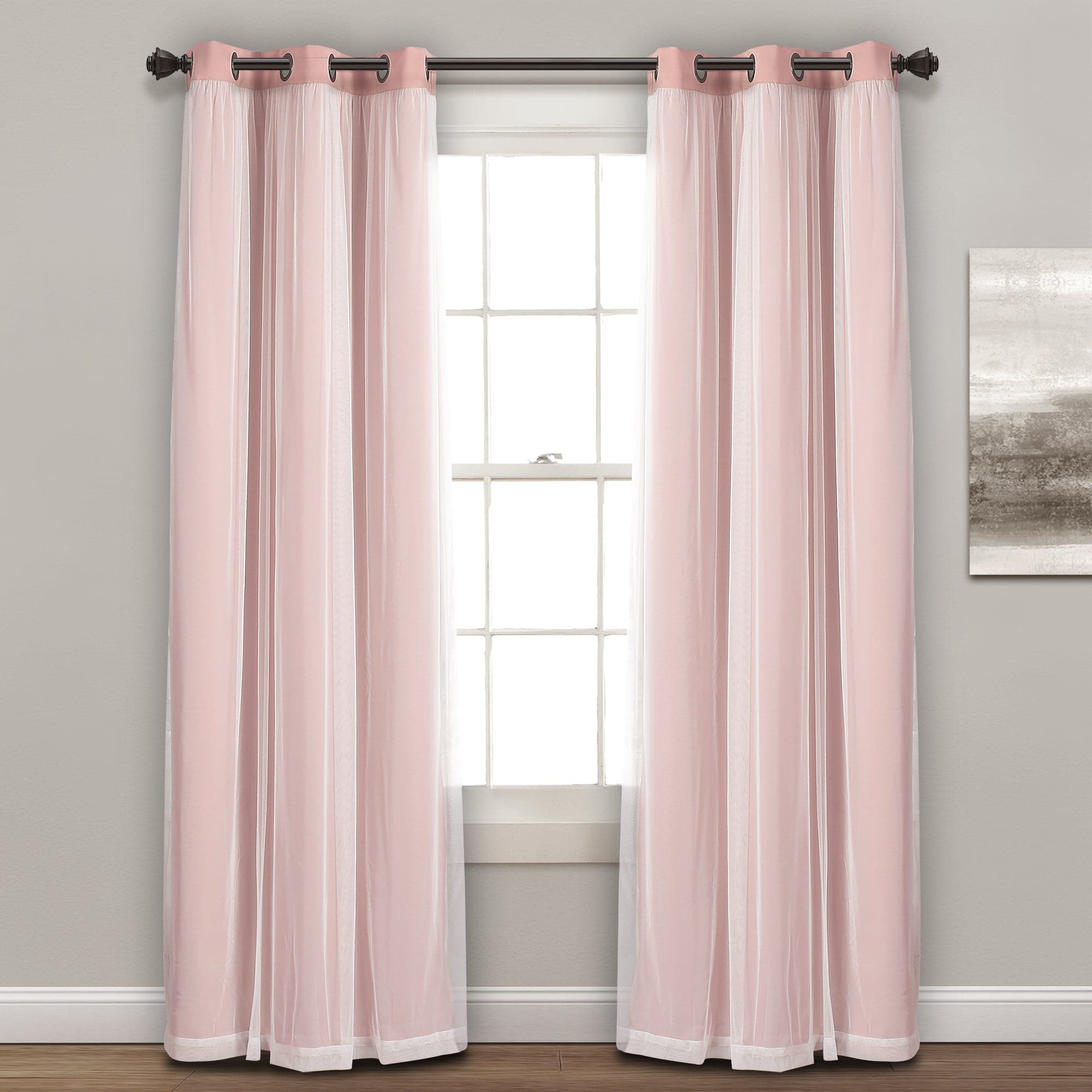Blackout Curtains with Grommet Top & Insulated Lining - Thermal Sheer Window Panels for Bedroom, Living Room & Home Office - Energy Efficient & Noise Reducing