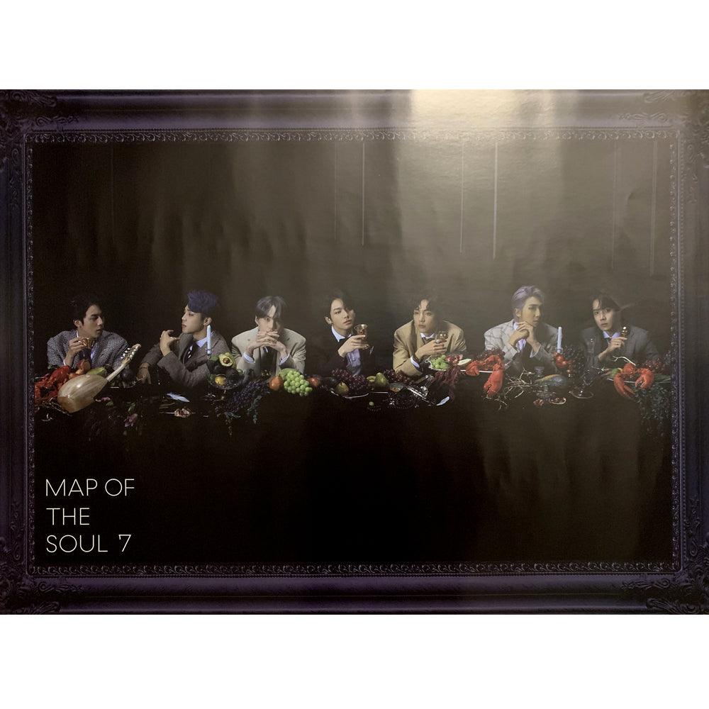 BTS 4th Album 'MAP OF THE SOUL : 7' Official Poster - K-Pop Wall Decor for Bedroom, Office & Fan Collection | Perfect Gift for ARMY Fans