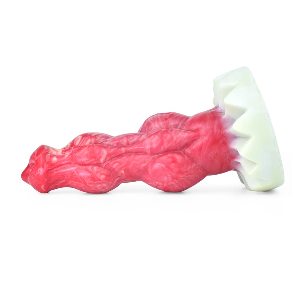 Premium Liquid Silicone Alien/Fido Dildo with Strong Suction Cup - Realistic Adult Sex Toy for Solo Play & Couples - BeHorny Collection | Perfect for BDSM, Fantasy Roleplay & Sensual Exploration