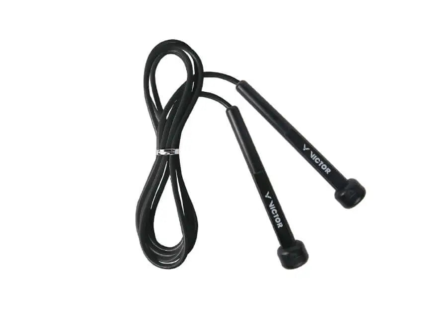 Victor SP 652 C Speed Jump Rope - Professional Adjustable Skipping Rope for Fitness, Boxing & Cross Training - Ideal for Home Workouts, Gym & Sports Training (Black)