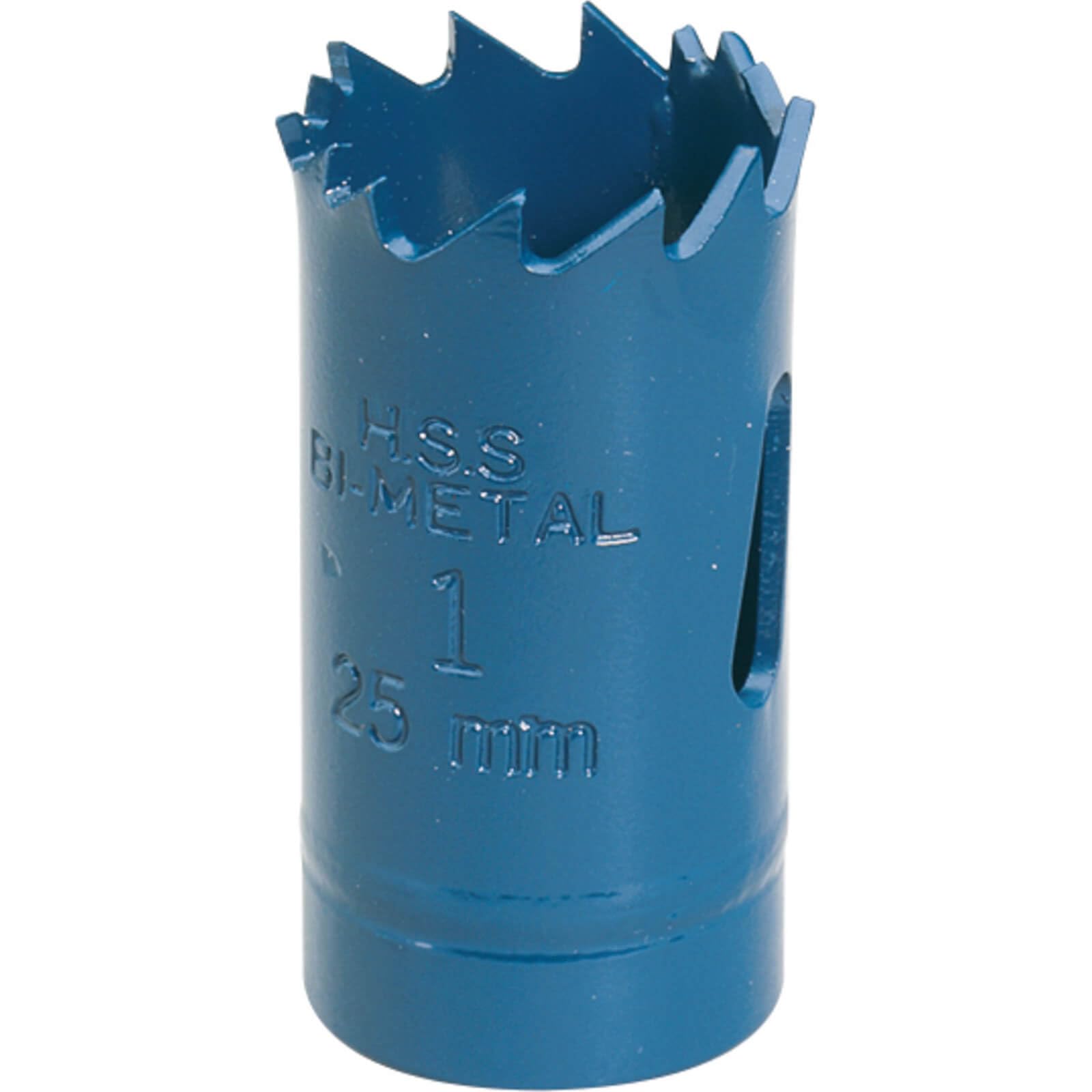 Draper 41072 Expert HSS Bi-Metal Hole Saw Blade - 25mm (1 inch) - High Speed Steel Cutting Tool - Blue - Perfect for Metal, Wood & Plastic Drilling - Ideal for DIY, Construction & Plumbing Projects