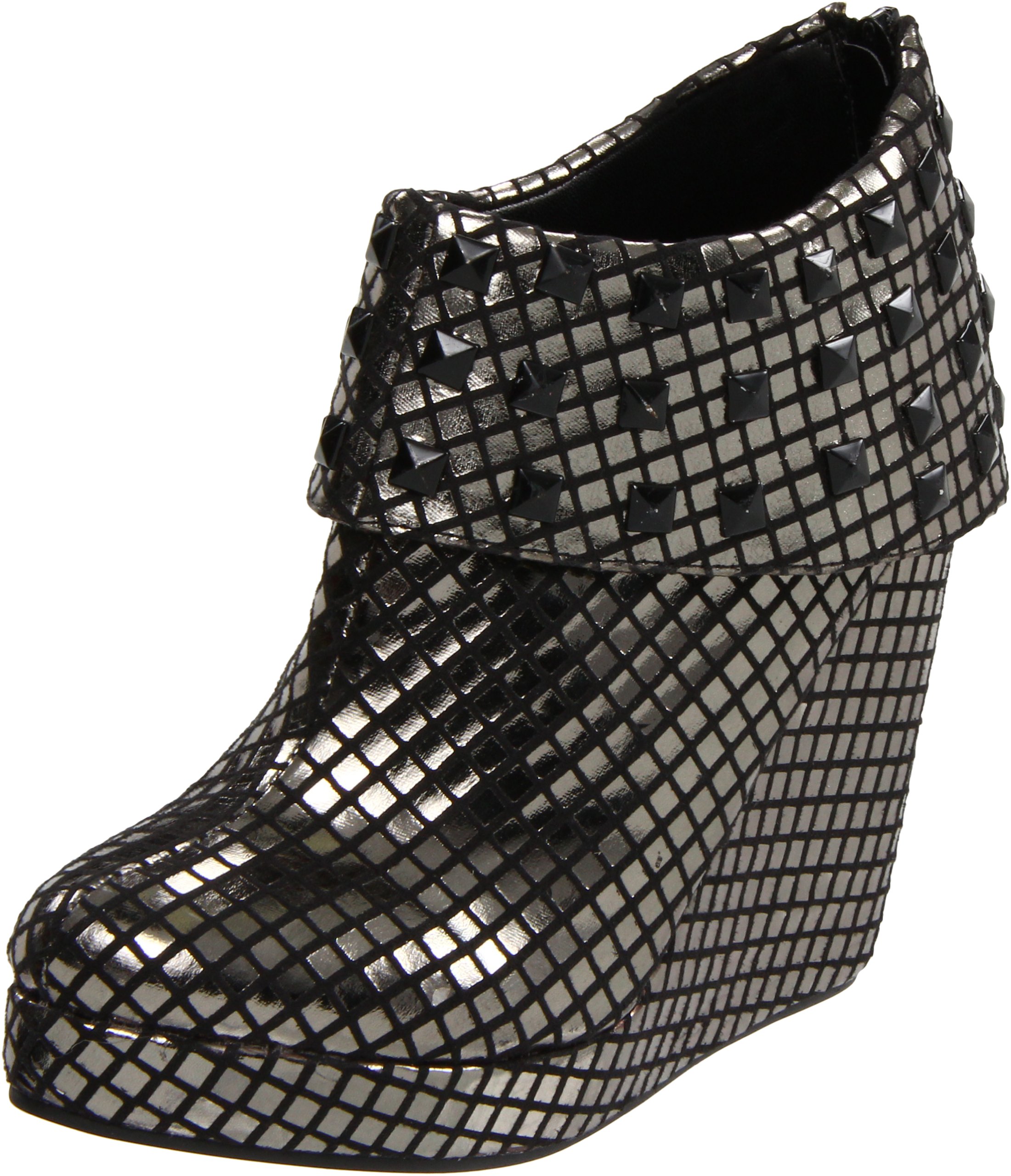 Iron Fist Women's Heavy Metal Wedge Pump - Gothic Platform Heels for Concerts, Parties & Night Out | Rocker Chic Fashion Shoes