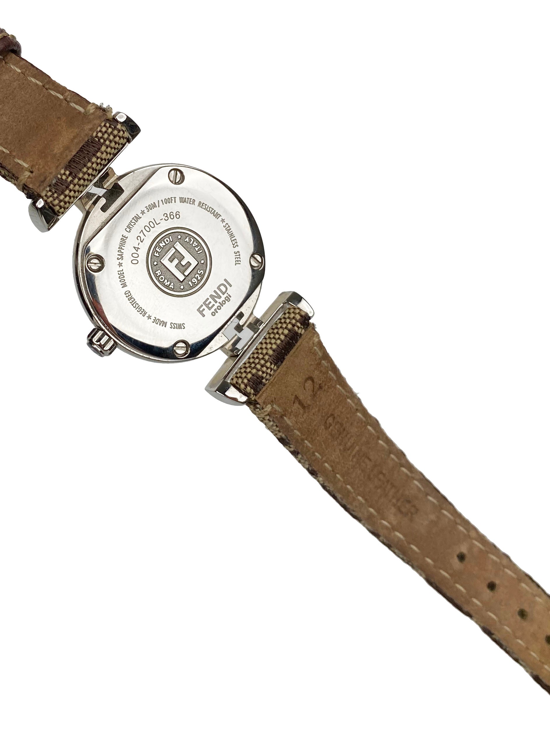 Fendi Vintage Monogram Watch for Women - Luxury Designer Leather Strap Timepiece - Perfect for Everyday Wear, Office & Special Occasions