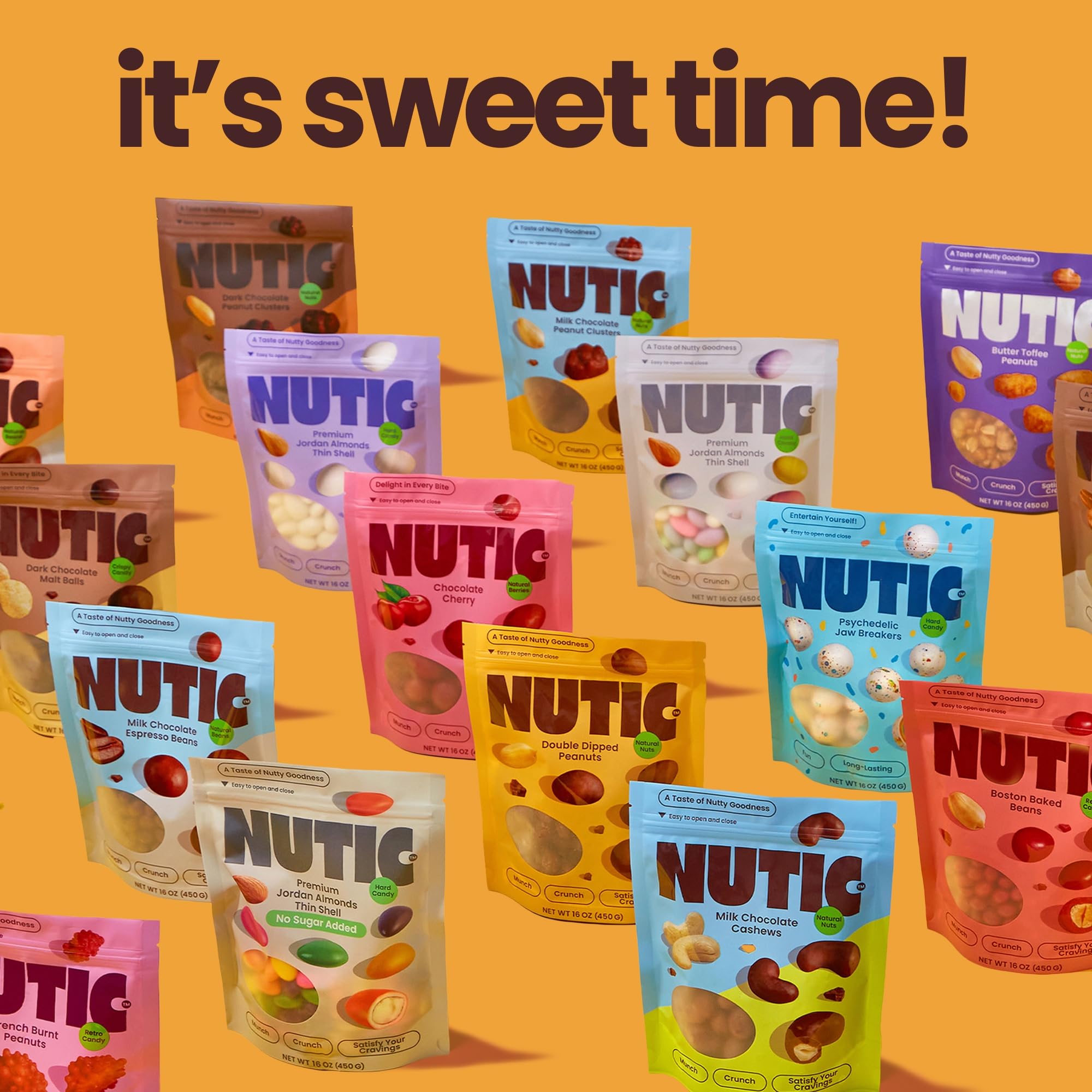 Nutic Dark Chocolate Covered Peanut Clusters - 1LB Bag of Gourmet Chocolate Covered Peanuts - Perfect for Holiday Gifts, Party Snacks & Everyday Indulgence - Made in USA - (Pack of 1) - Great for Movie Nights, Office Treats & Dessert Platters