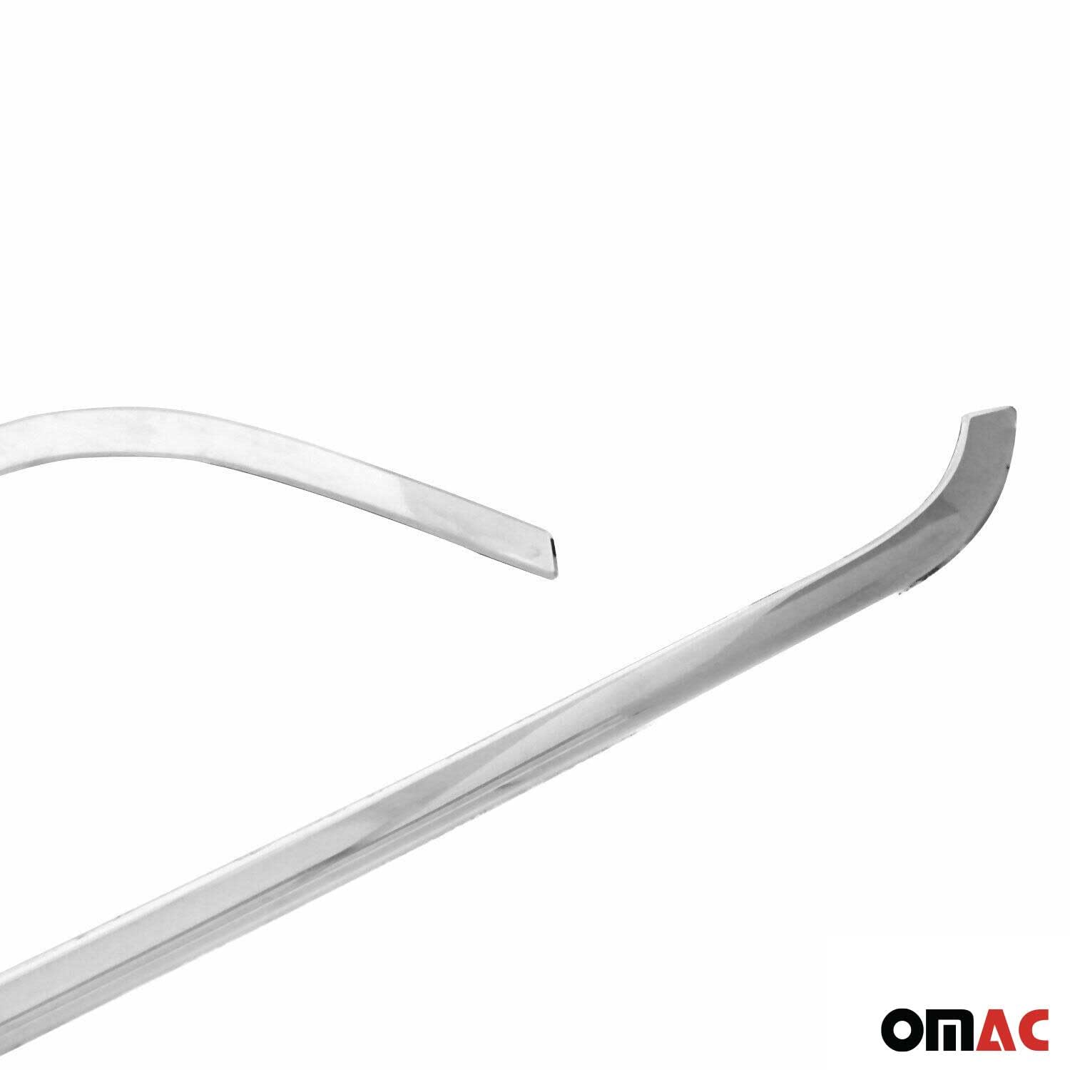 OMAC Front Bumper Grill Trim Molding Kit for Ford Transit 150/250/350 (2021-2025) - Heavy Duty Steel 4-Piece Set - Enhances Vehicle Appearance & Protection for Work Trucks & Commercial Vans