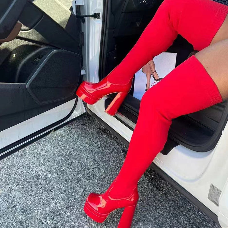 Stretch High Heel Boots for Women - Comfortable & Stylish Ankle Boots for Party, Night Out, and Office Wear