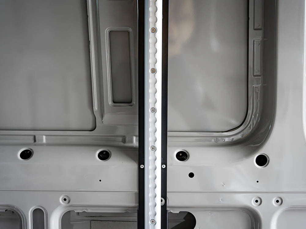 Flatline Van Co Bed Bracket L Track Kit for 2019+ Mercedes Sprinter Van - Heavy Duty Vehicle Storage Solution for Camping & Road Trips