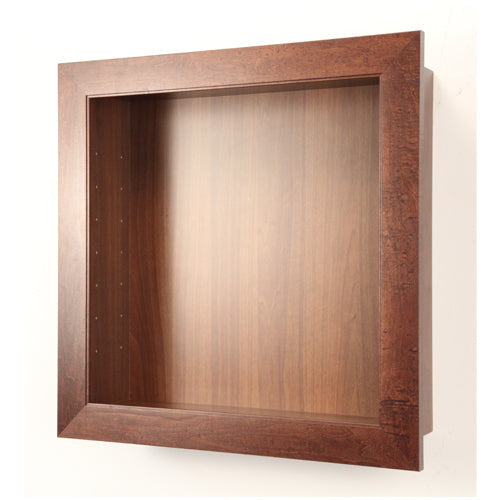 Stylish Wide Wood Framed Shadowbox Swing Frames (1 Deep) - Perfect for Displaying Memorabilia, Photos & Collectibles in Home Decor