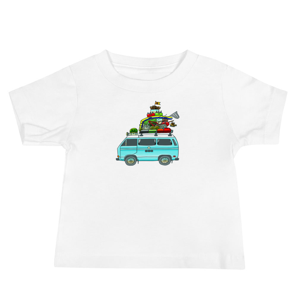 RAD Vanagon Baby T-Shirt - Soft Cotton Cute Graphic Tee for Infants & Toddlers - Perfect for Playdates, Family Outings & Photo Shoots