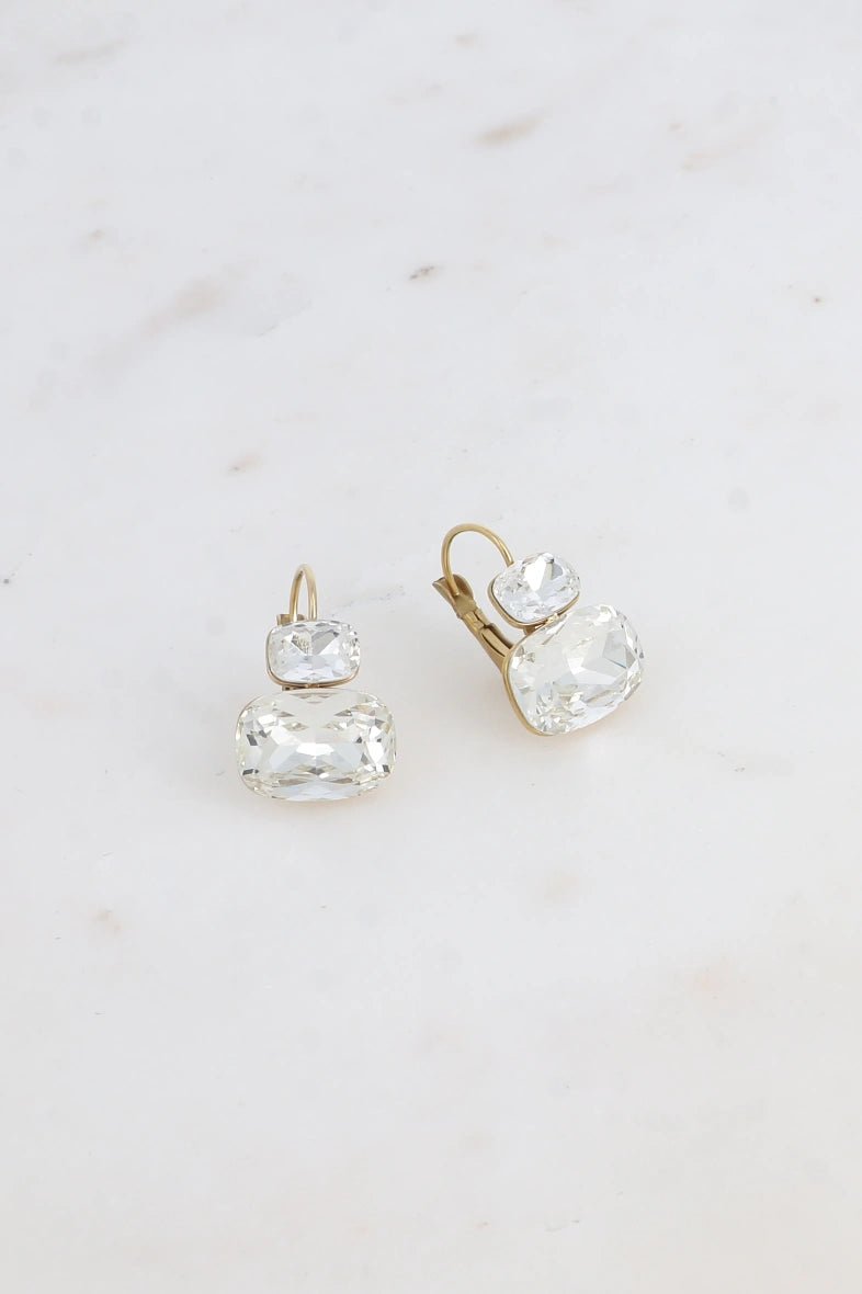 Elegant Crystal Stud Earrings for Women - Timeless Shine & Comfort for Everyday Wear, Parties & Special Occasions