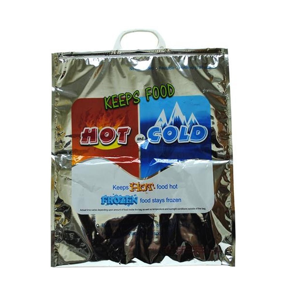 1Pc Extra Large Insulated Thermal Grocery Bag for Hot & Cold Food Storage - Holds 30Lbs, Reusable Shopping Bag for Picnics, Camping & Grocery Trips