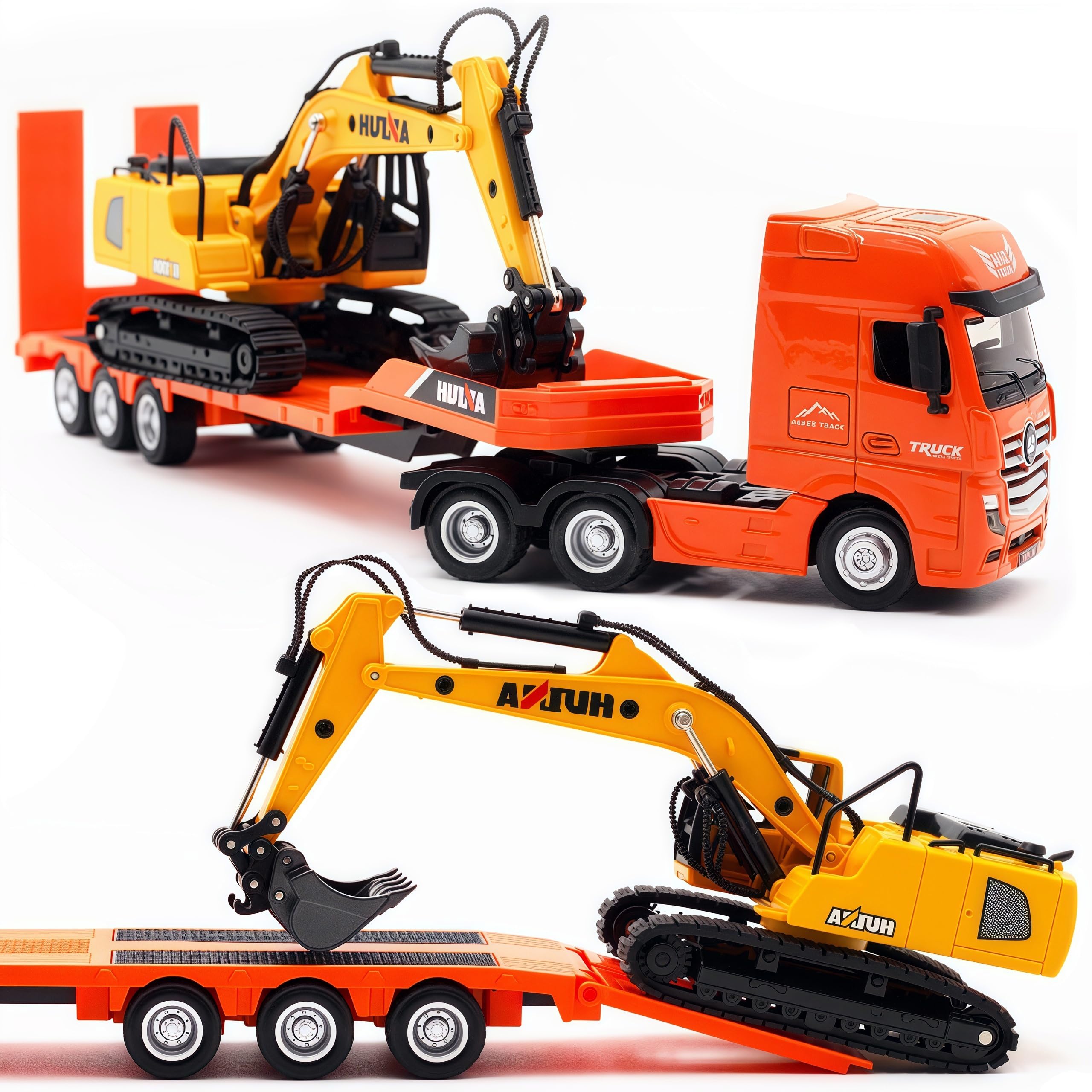 Gemini & Genius 1:50 Scale Heavy Duty Alloy Construction Vehicle Toy Set - 13