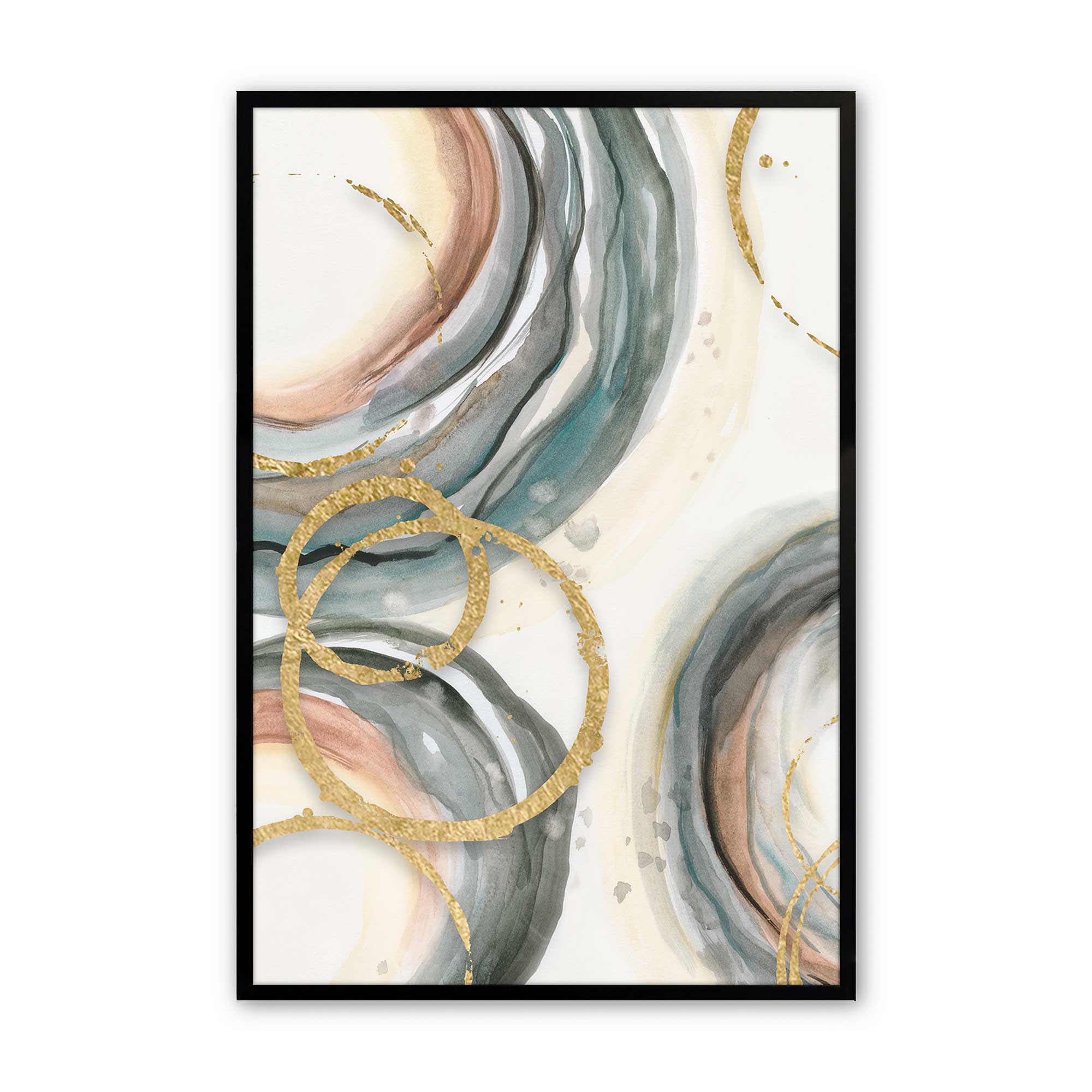 Golden Echoes v1 Print - High-Quality Wall Art for Home & Office Decor - Perfect for Living Room, Bedroom, or Gift Giving