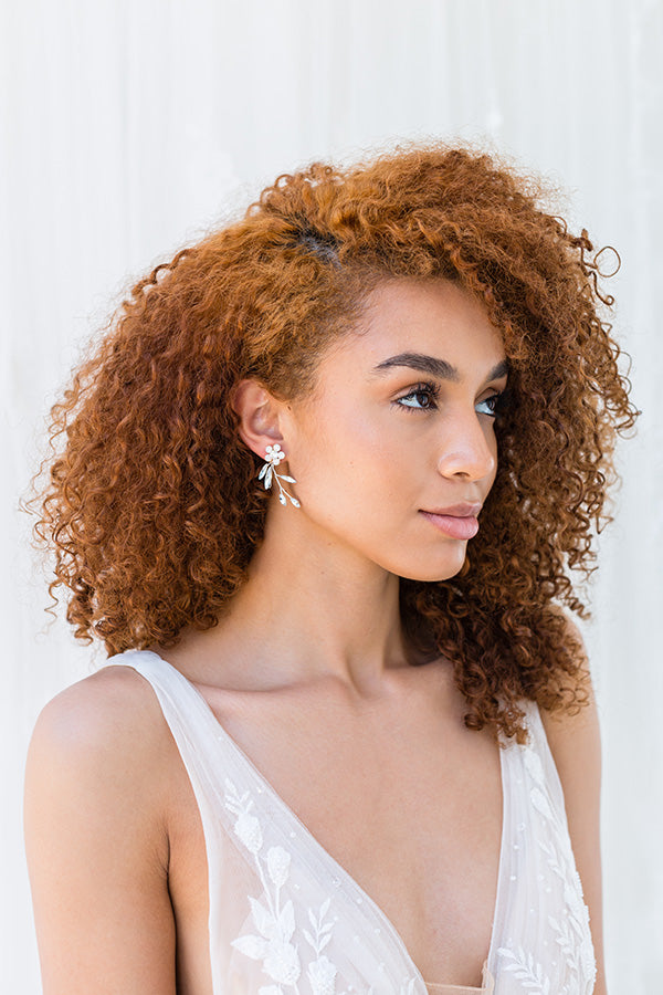 abella earrings for women - elegant gold hoop earrings, stylish and lightweight - perfect for parties, weddings, and everyday wear