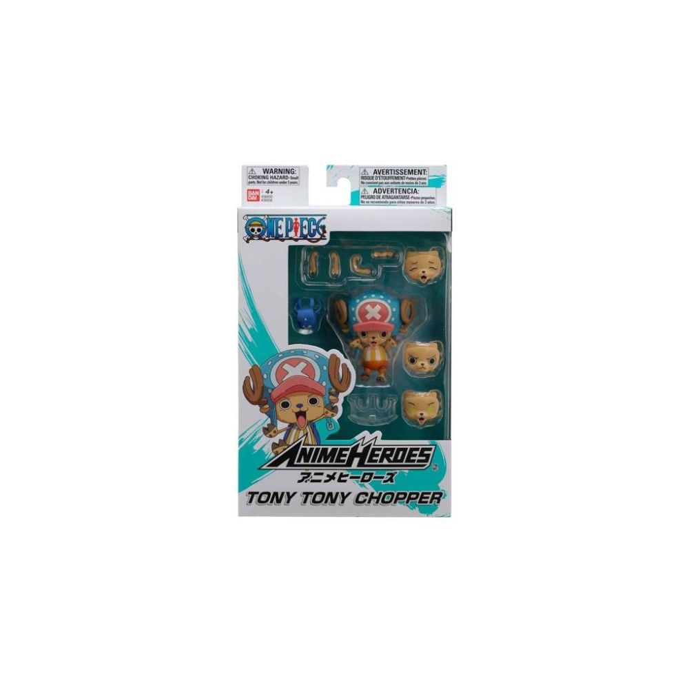 Bandai One Piece Tony Tony Chopper Figure - Anime Heroes 36936 Collectible for Fans - Perfect for Display, Gifts, and Anime Collections