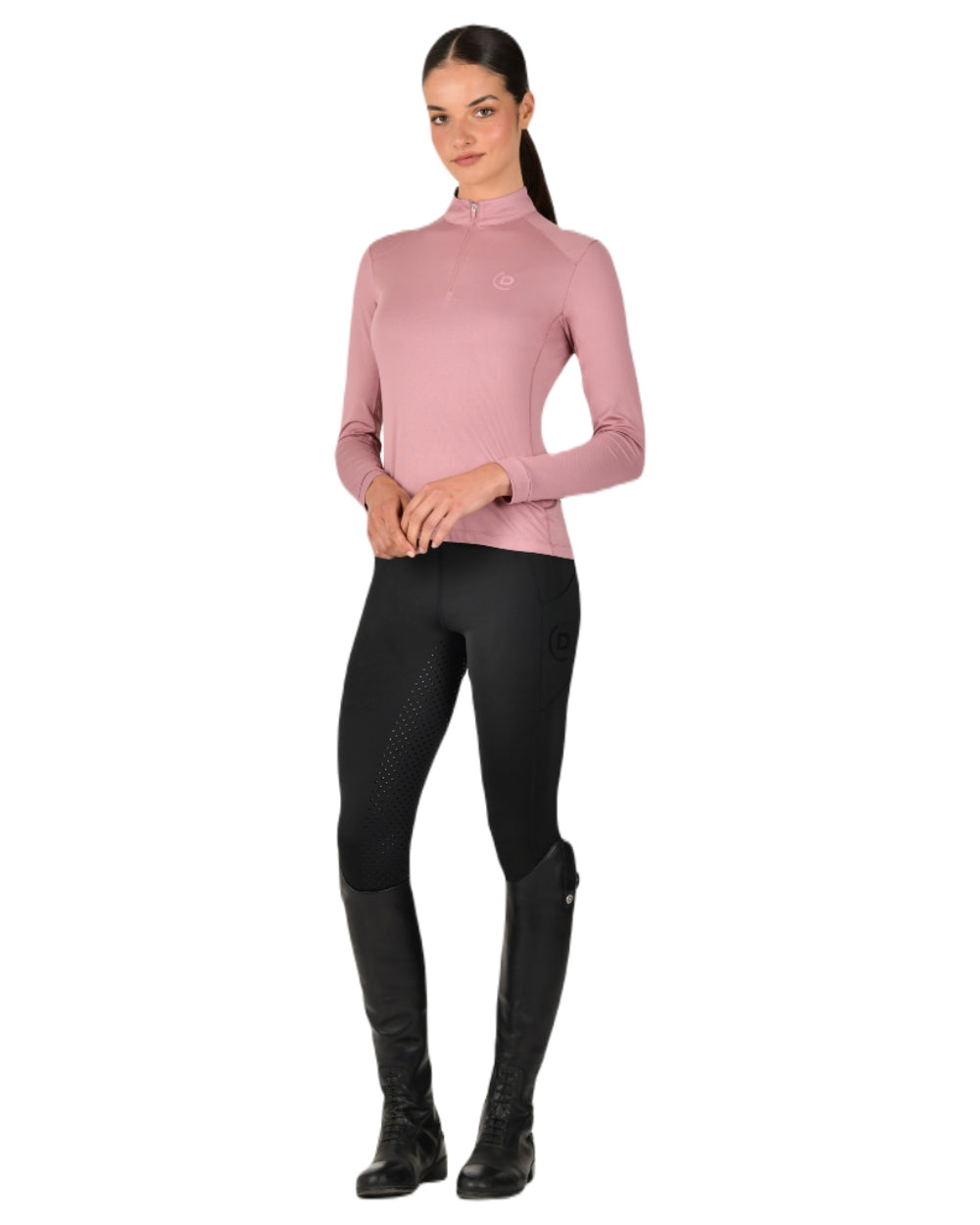 Dublin Women's Breathable Long Sleeve Riding Top - Equestrian Shirt for Horseback Riding & Outdoor Activities - Comfortable & Moisture-Wicking for Training & Competition