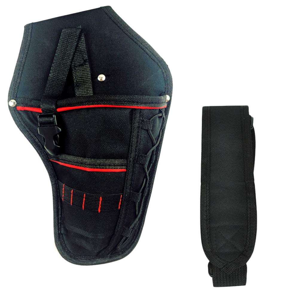1pc Electric Drill Belt Bag - Portable Tool Pouch for Electric Wrench & Drill Accessories - Durable Waist Tool Carrier for Electricians & DIY Projects - Perfect for Construction, Home Repair & Workshop Use