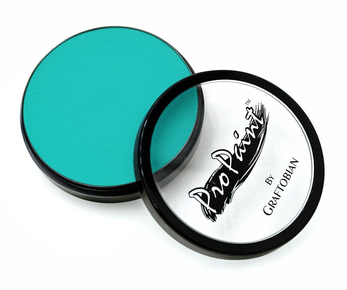 Graftobian ProPaint Aztec Turquoise Face & Body Paint - 30ml Waterproof Halloween & Costume Makeup for Adults - Professional Skin Safe Paint for Face Painting, Cosplay & Special FX - Perfect for Parties, Theater & Photo Shoots