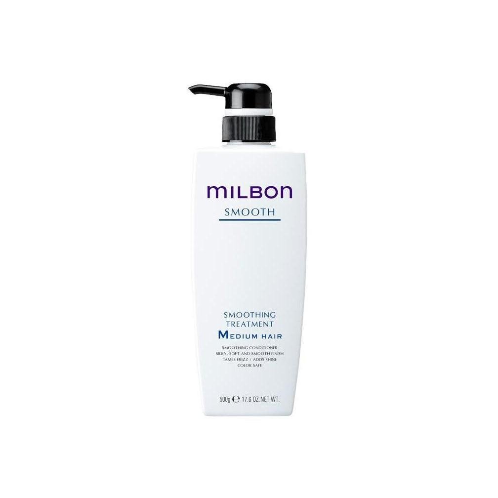 Milbon Smoothing Treatment for Medium Hair - 500ml | Professional Hair Care for Frizz Control & Smoothing | Perfect for Salon & Home Use