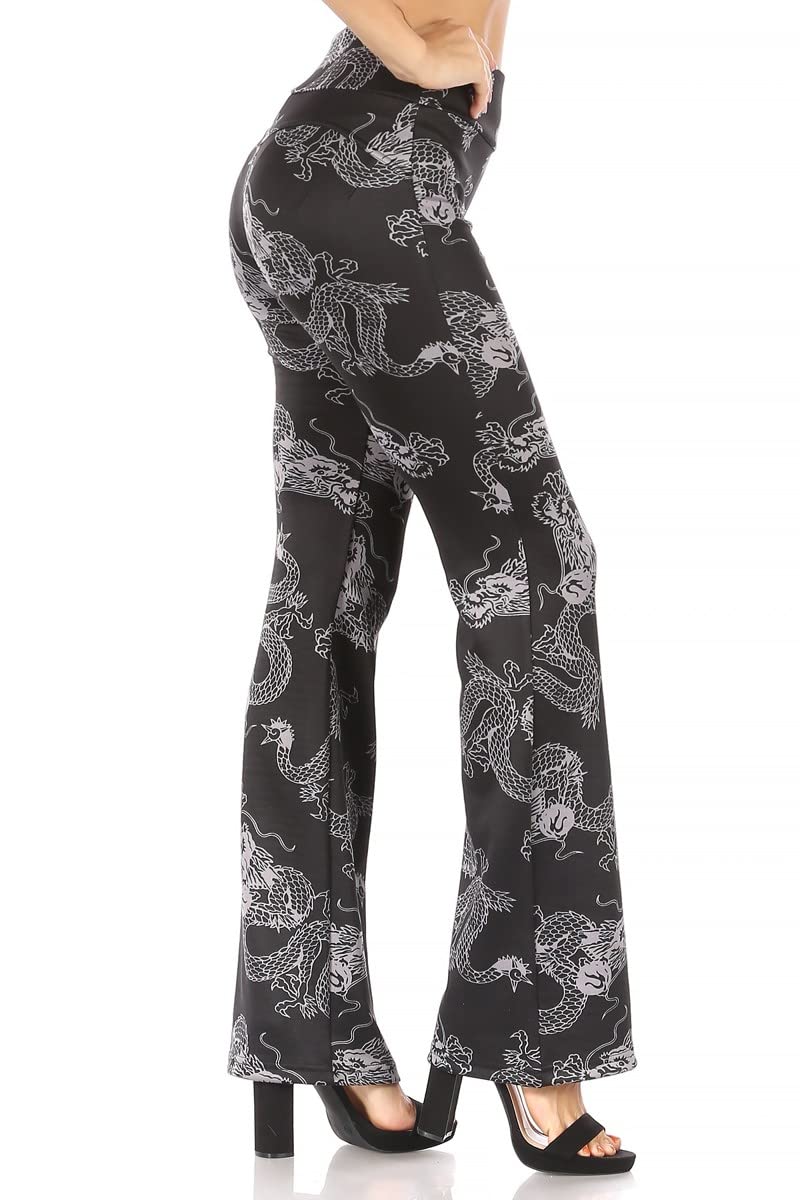 ShoSho Women's High Waist Bootcut Flare Pants - Wide Leg Bell Bottom Trousers for Work & Casual Outfits | Office Wear, Date Night, Party & Everyday Fashion