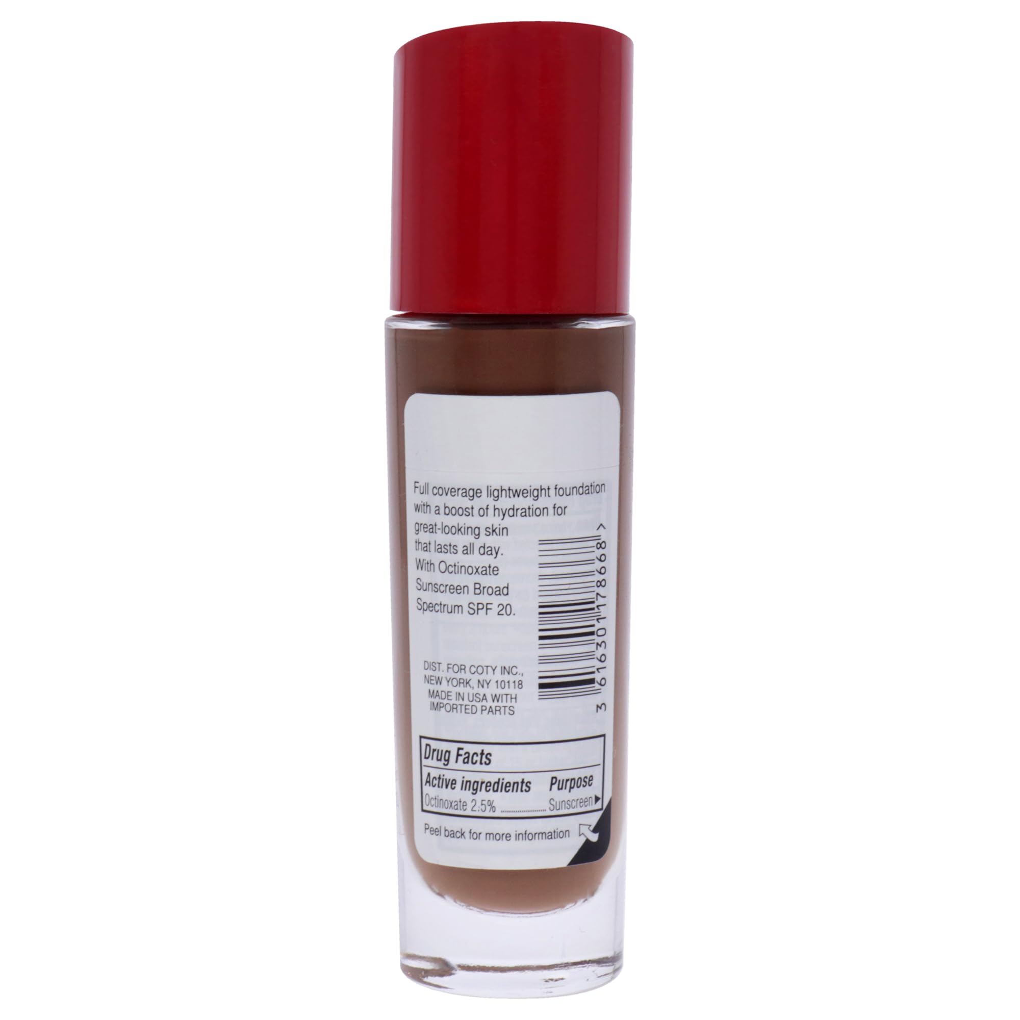 Rimmel London Lasting Finish 25HR Foundation - 600 Warm Coconut - Full Coverage, Waterproof, 25-Hour Wear, 1oz - Perfect for Long Days & Special Occasions