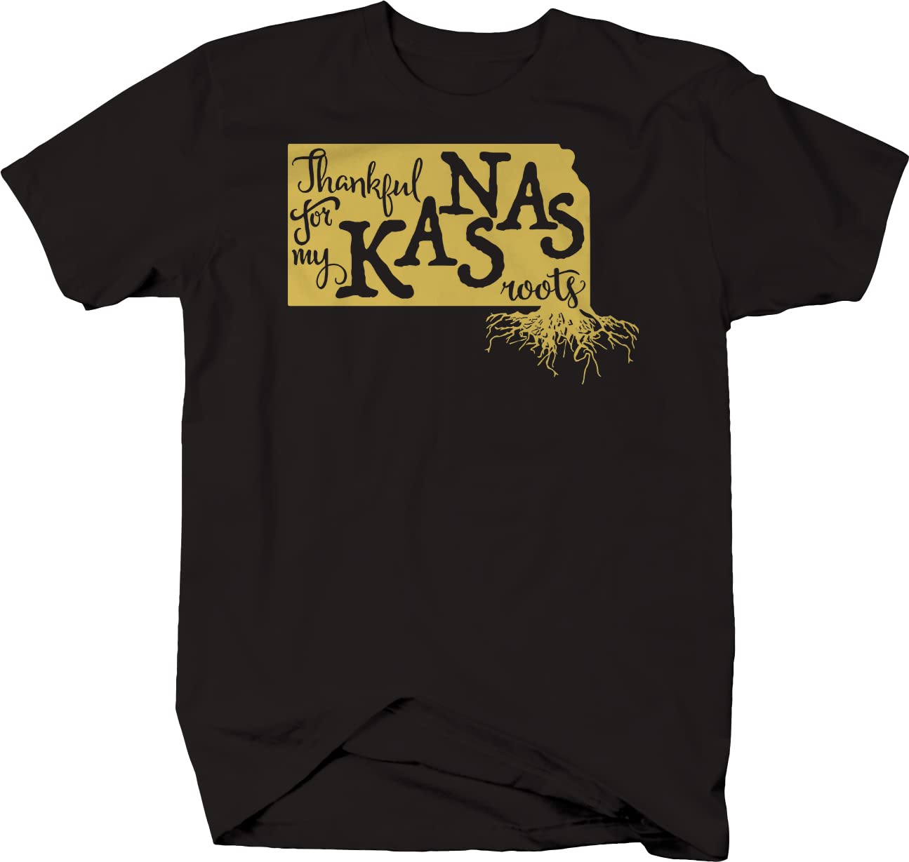 Kansas Home Roots Men's T-Shirts - Comfortable Cotton Tees for Casual Wear & Everyday Outfits