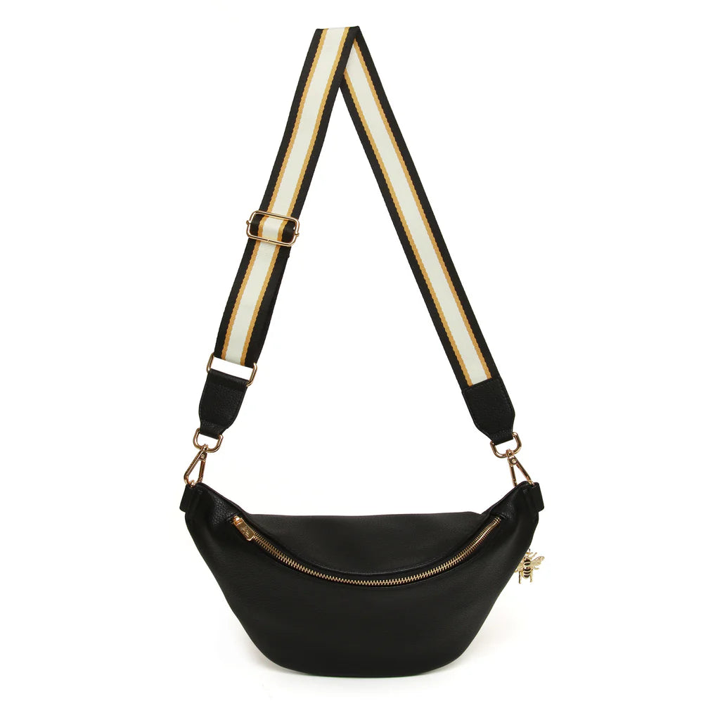 Alice Wheeler Banana Bag - Stylish and Durable Black Crossbody Bag for Women | Perfect for Travel, Shopping, and Everyday Use