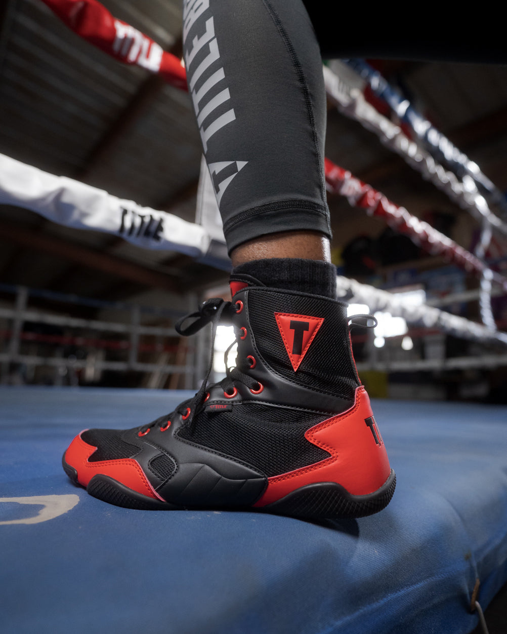 TITLE Boxing Charged Shoes - Lightweight Training Shoes for Boxing, MMA & Fitness - High-Performance Workout Sneakers for Men & Women - Perfect for Gym, Running & Combat Sports