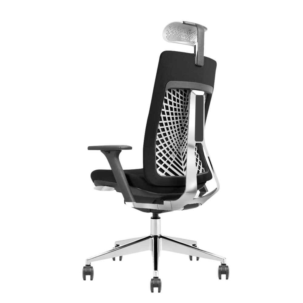 Ergonomic High Back Office Chair with Lumbar Support - Adjustable Swivel Desk Chair for Home & Work, Perfect for Long Hours Sitting & Back Pain Relief