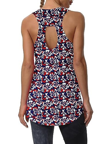 Backless-navy Flower