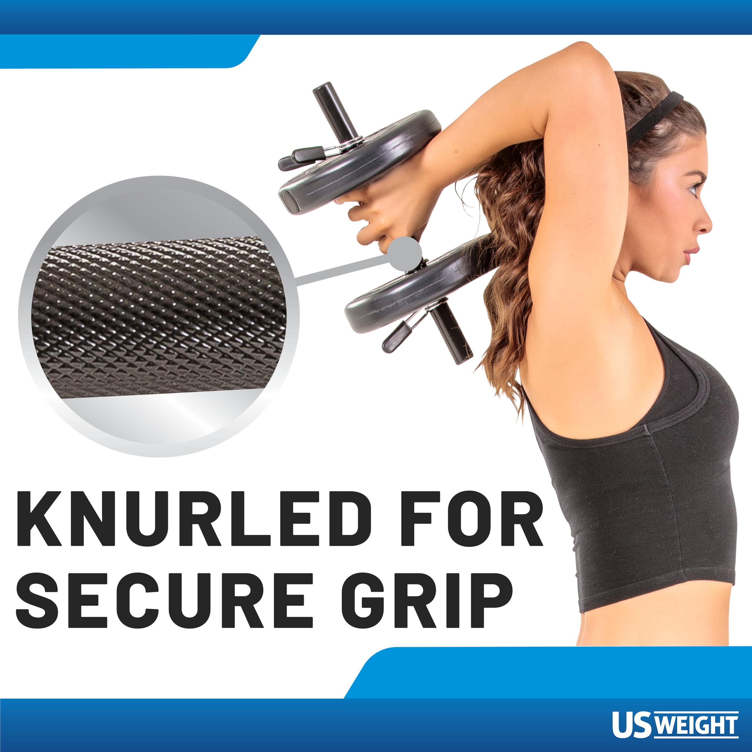 42LB Adjustable Dumbbell Set with Spring Clips & 14