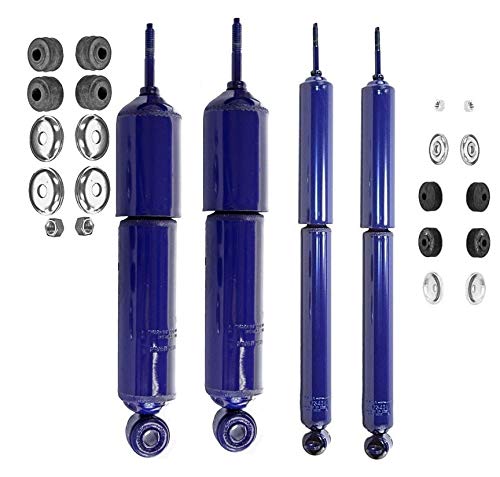 Monroe Matic Plus Front & Rear Shock Absorbers for 2003-2004 Nissan Frontier RWD - Smooth Ride & Improved Handling for Off-Road & Daily Commuting